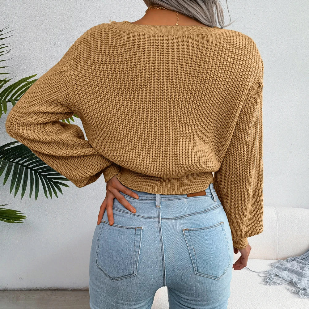 Classico maglione in maglia