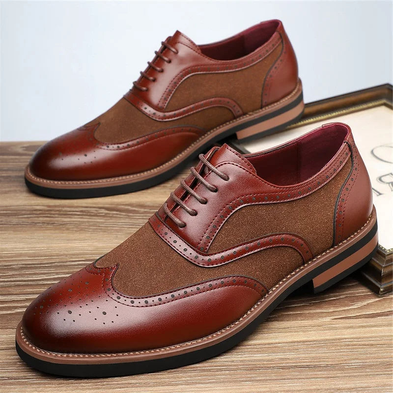 Oxford Larvik in vera pelle