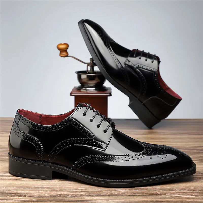 ALDRIDGE GENUINE LEATHER OXFORDS