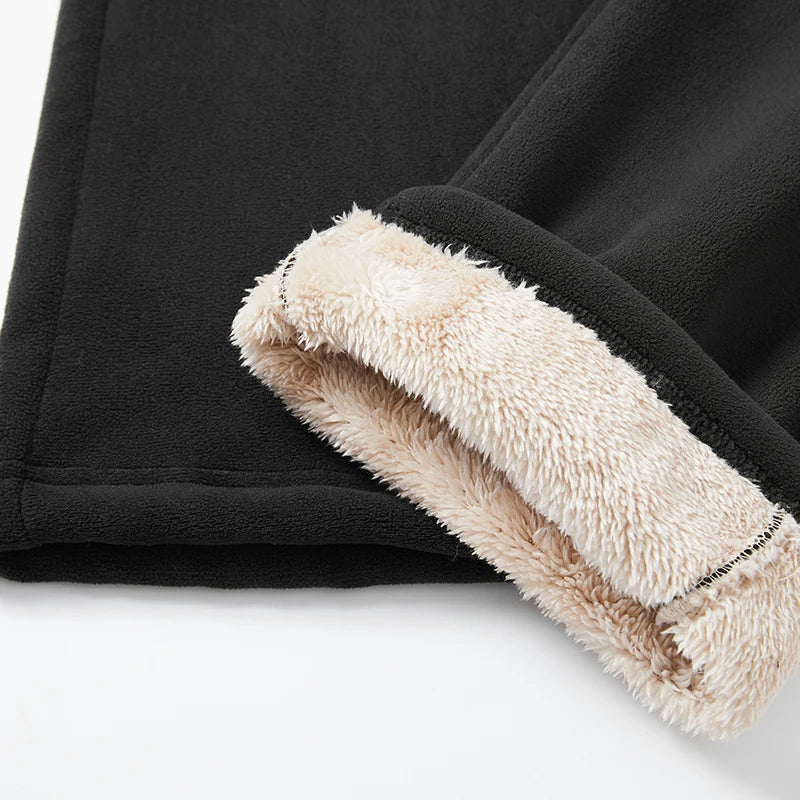 Fleece-joggingbyxor