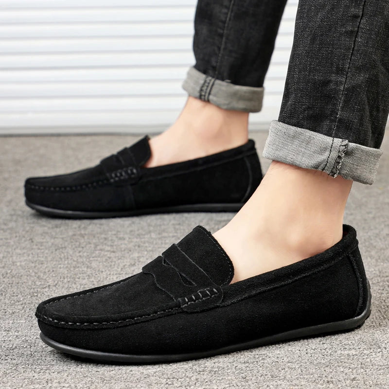Mocassins Gildron em Camurça Genuína