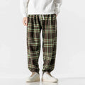 Pantalon de jogging décontracté à carreaux