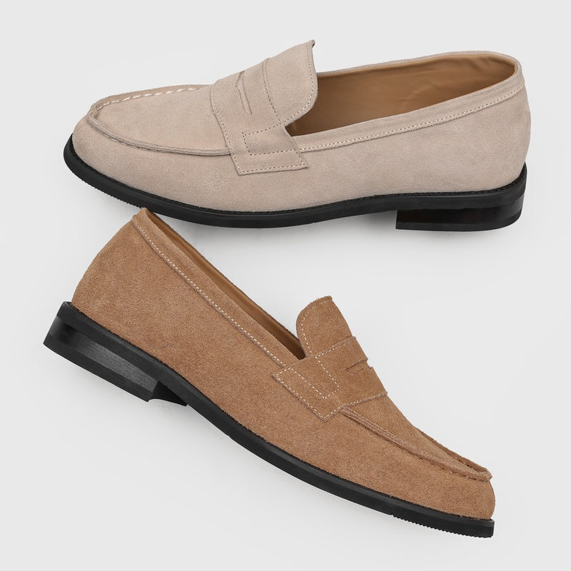 Milan Penny Loafers i Koaskinnsmocka
