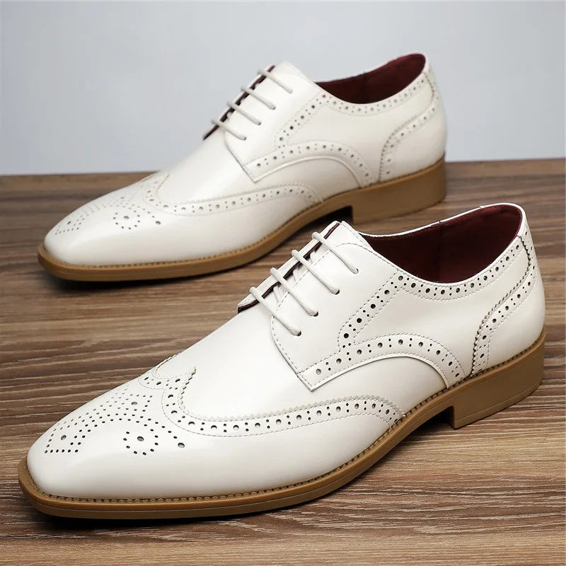 ALDRIDGE GENUINE LEATHER OXFORDS