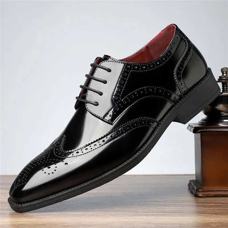ALDRIDGE GENUINE LEATHER OXFORDS