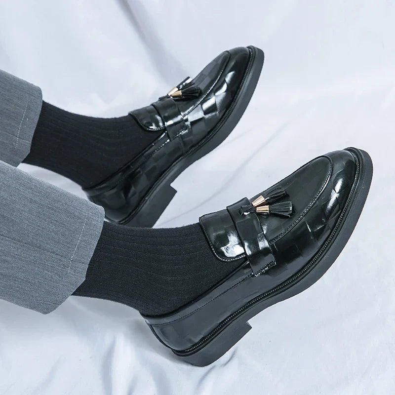 Lorenzo loafers i äkta läder