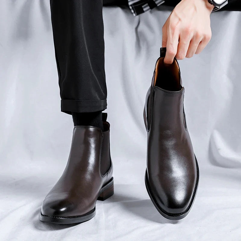 Stivali Botas de cuero genuino