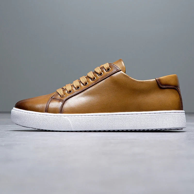 Maver sneakers i ægte læder