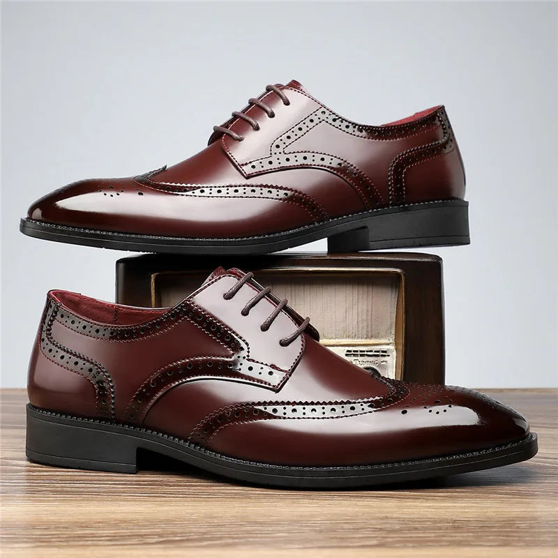 ALDRIDGE GENUINE LEATHER OXFORDS