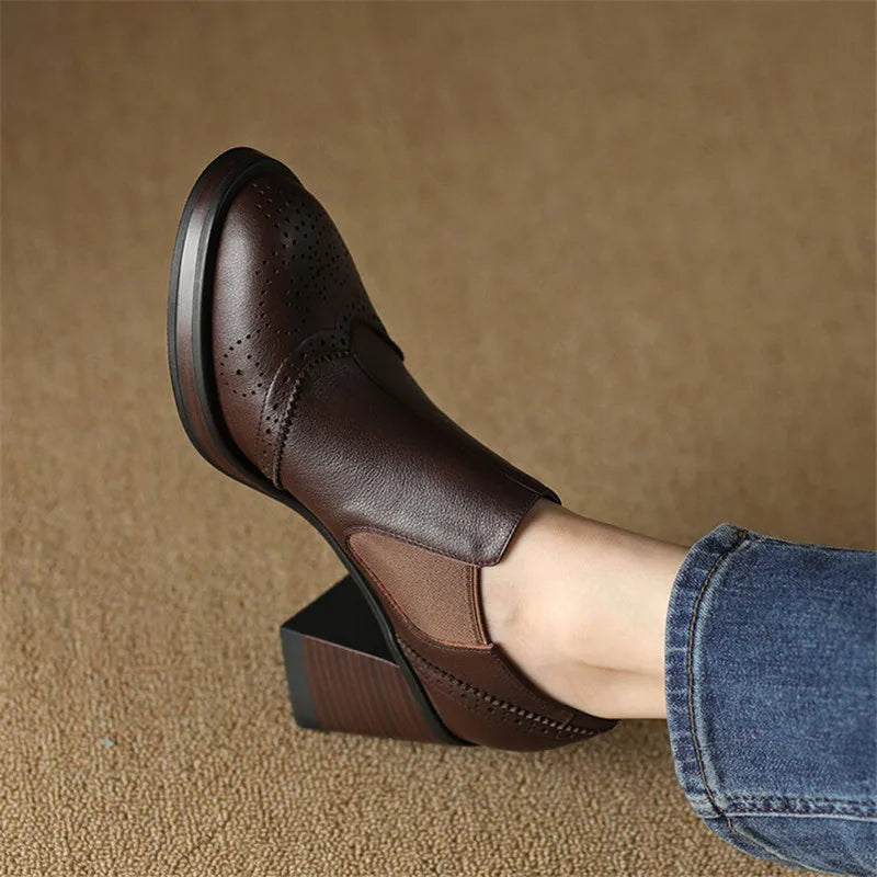 Tacchi Milan in vera pelle