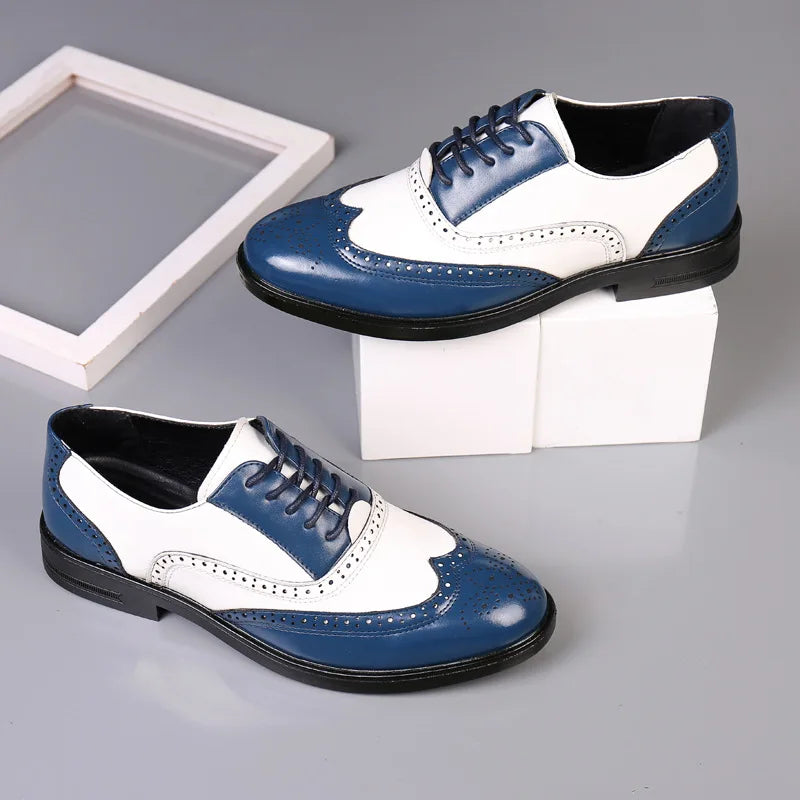 LUCAN TWO-TONE BROGUES
