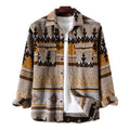 BRENNAN GEOMETRIC OVERSHIRT