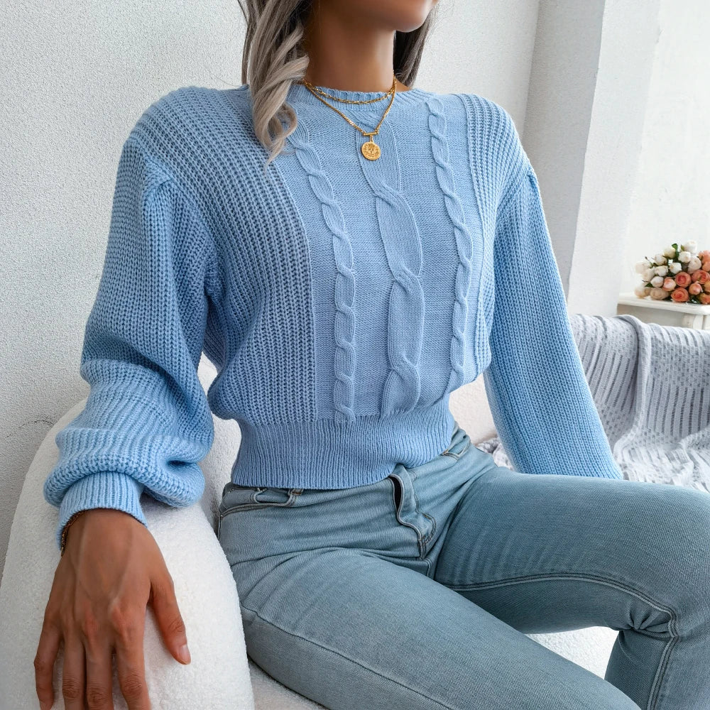 Classico maglione in maglia