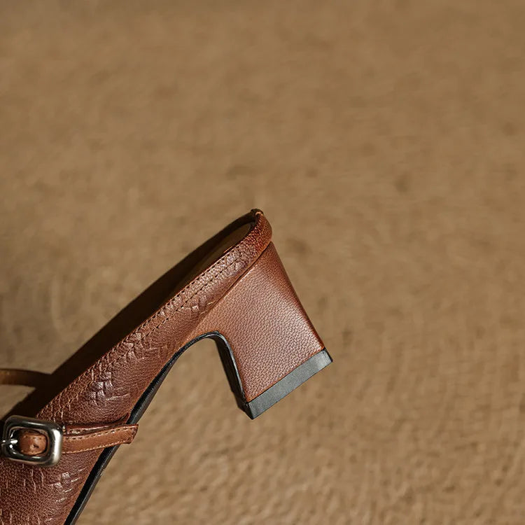 Mules Berla in vera pelle