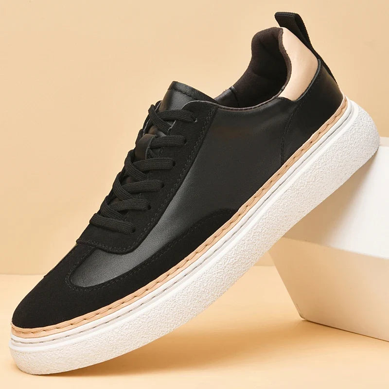 Belmont sneakers i ægte læder