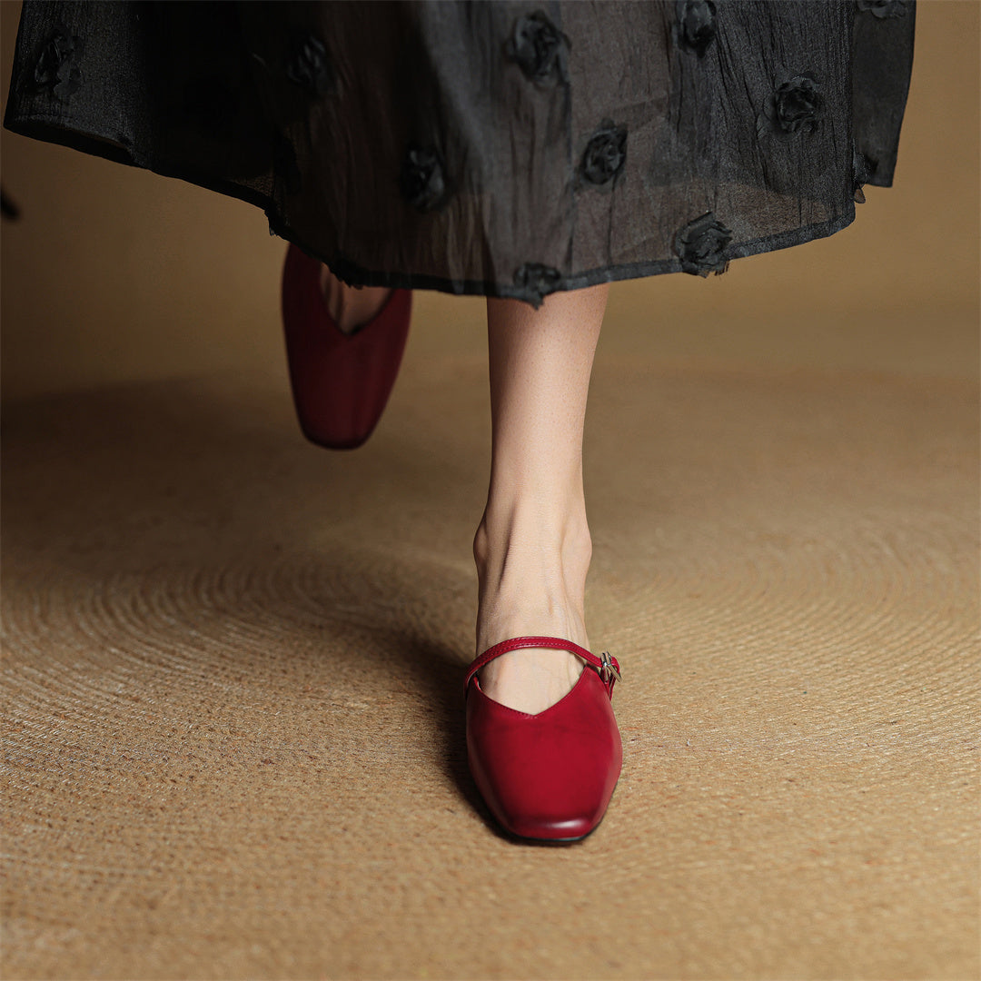 Mules Miral in vera pelle