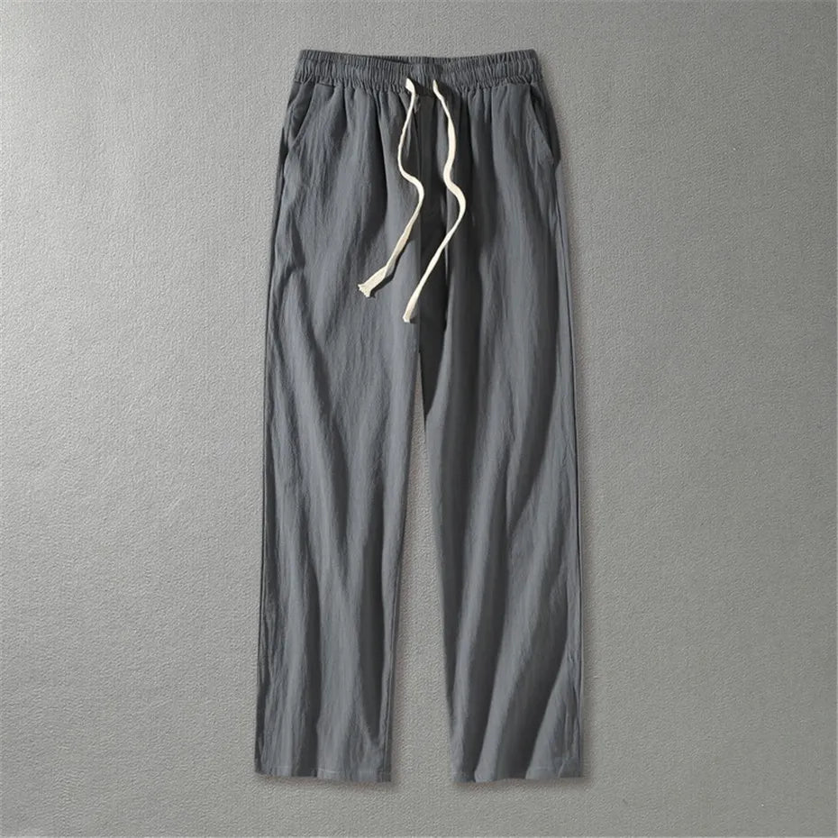 Pantaloni in lino Leo