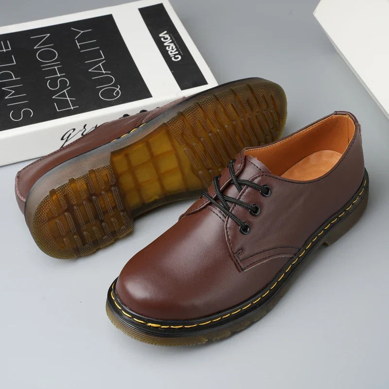 Oxford Alvarez in vera pelle