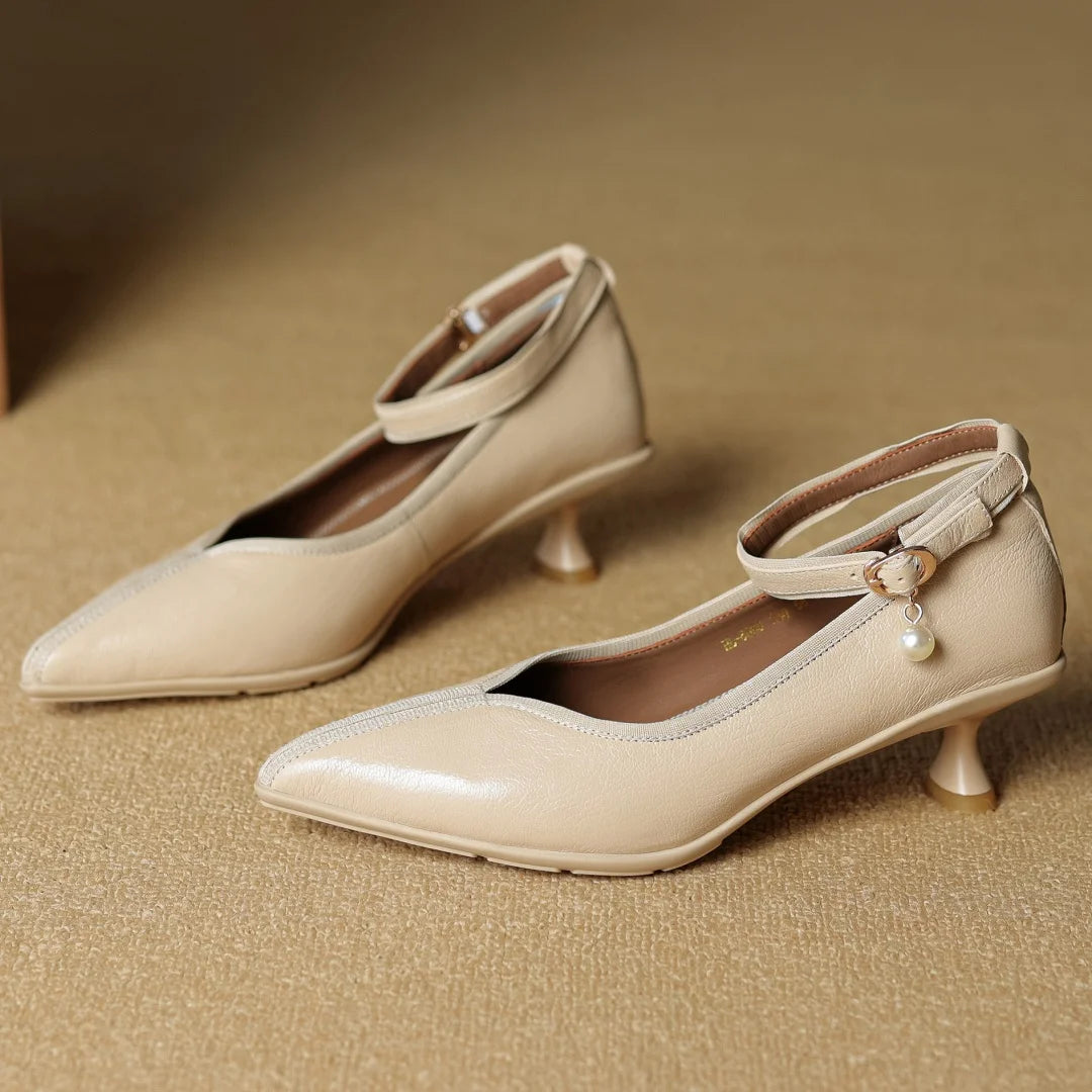 BELLARA GENUINE LEATHER HEELS