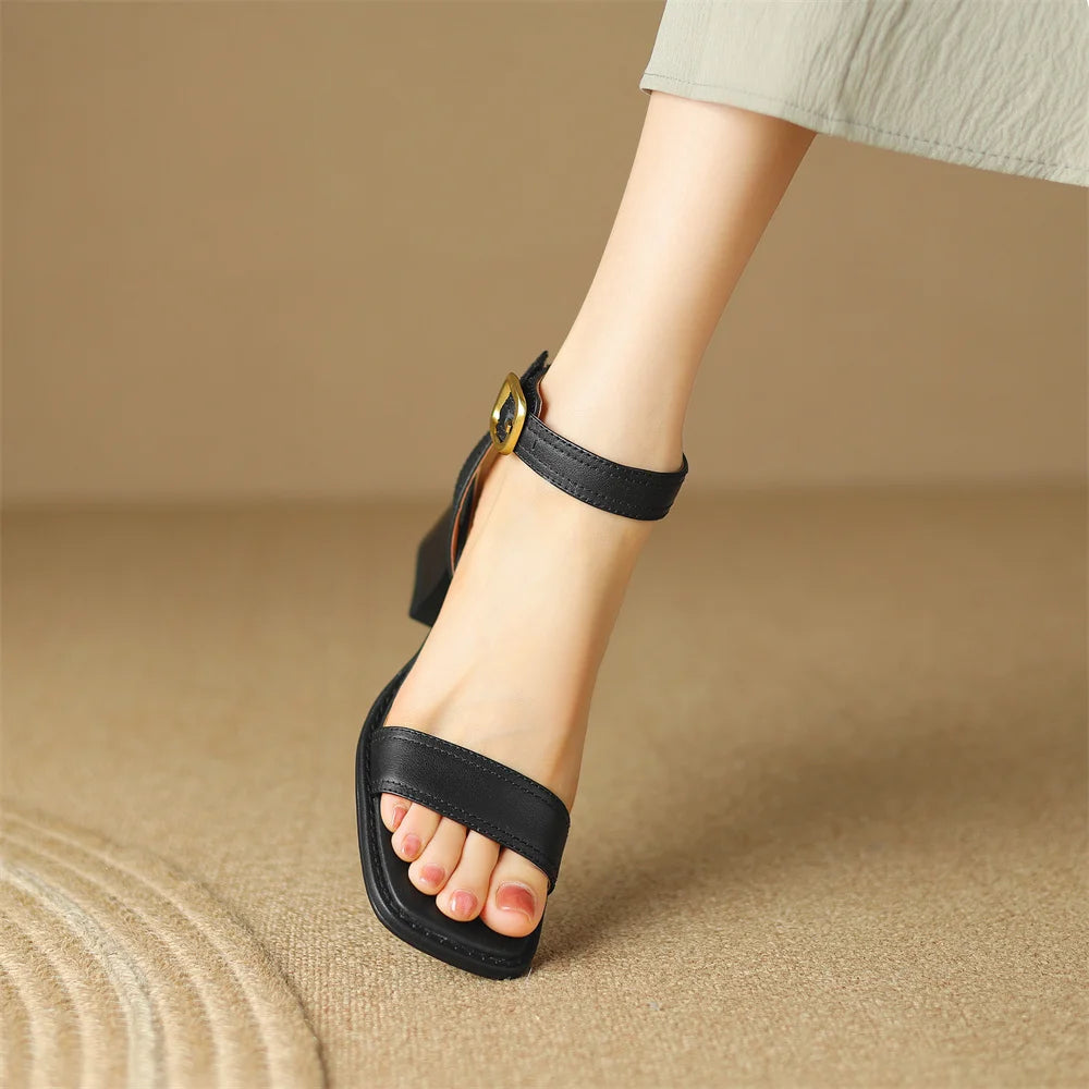 AGNIT VINTAGE LEATHER SANDALS