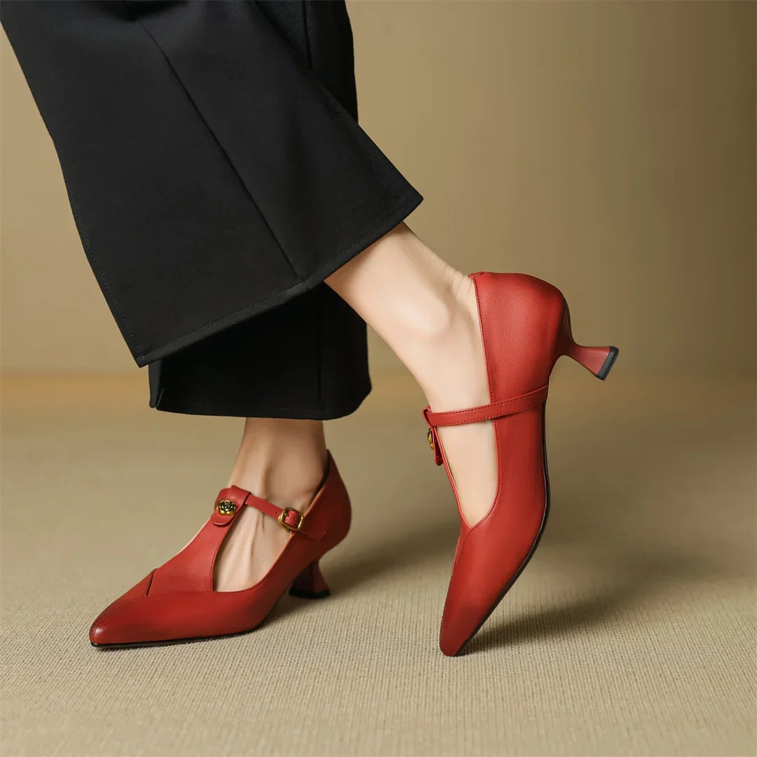 Tacchi Marlene in vera pelle