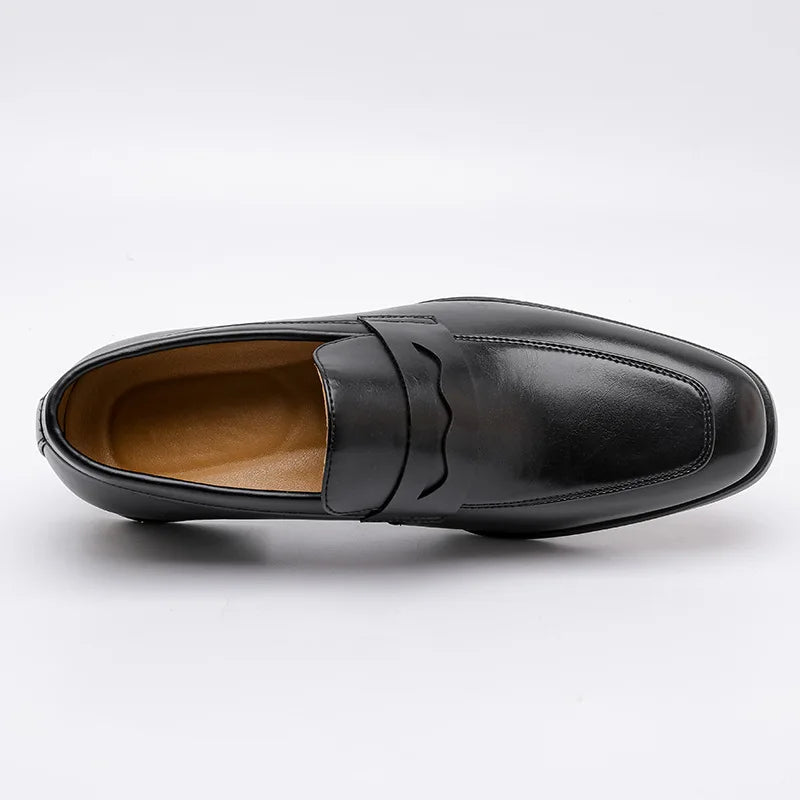 Malric loafers i läder