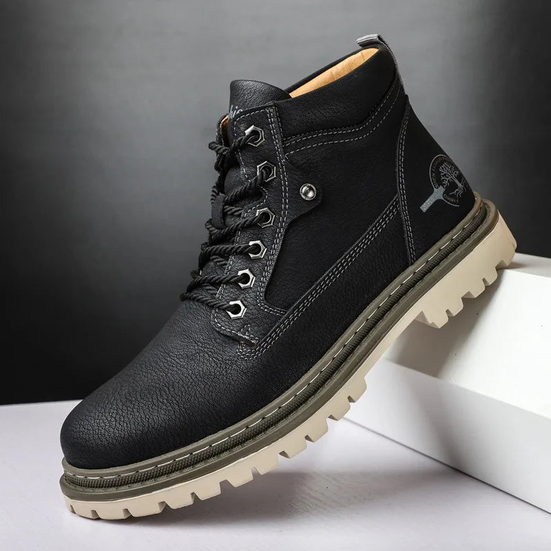 Botas Nox de cuero genuino