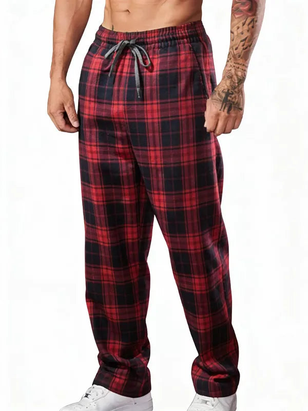 CALLUM CHECK TROUSERS