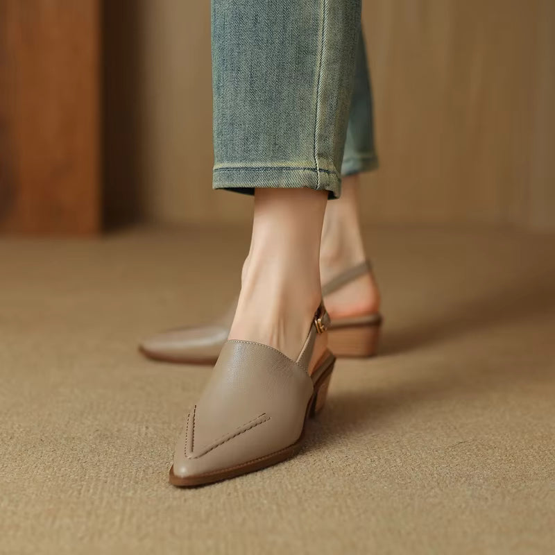 Amara slingback-hæl