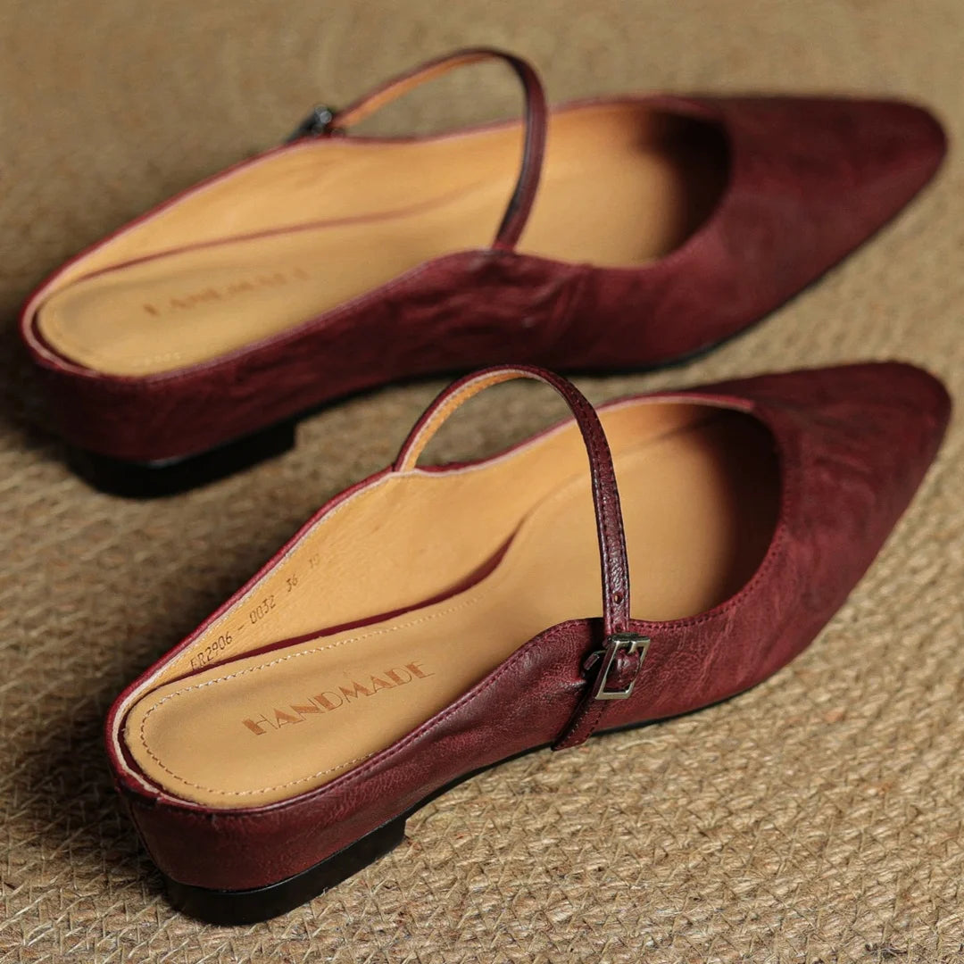 EVELIS GENUINE LEATHER MULES