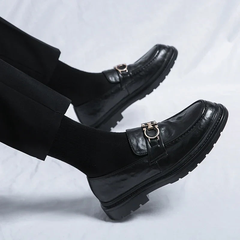 Mocassins Wilbur em pele