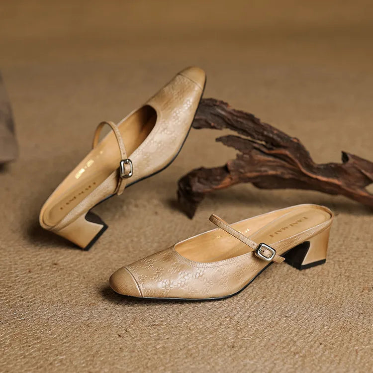 Mules Berla in vera pelle