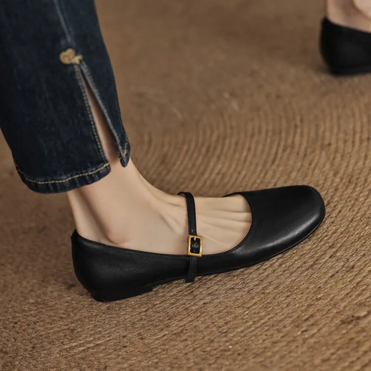 ATHEA GENUINE LEATHER FLATS