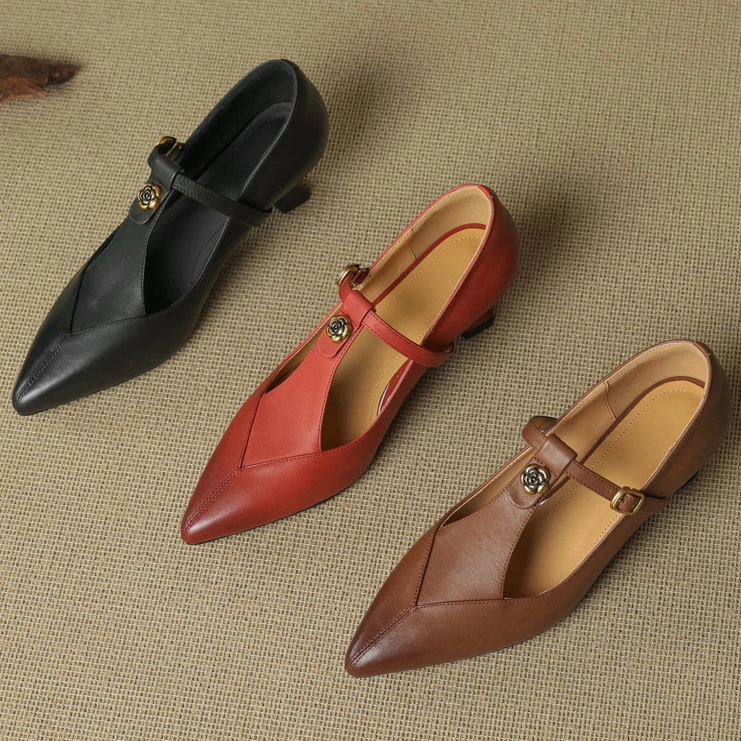Tacchi Marlene in vera pelle