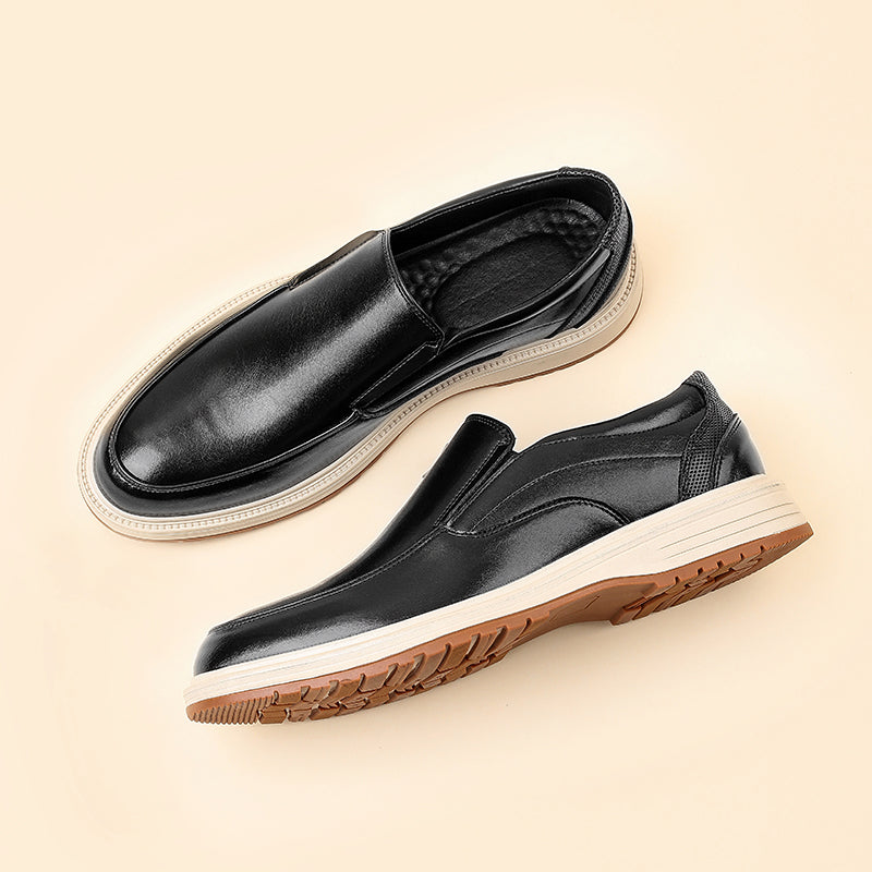 Zapatos sin cordones de cuero pulido Daren