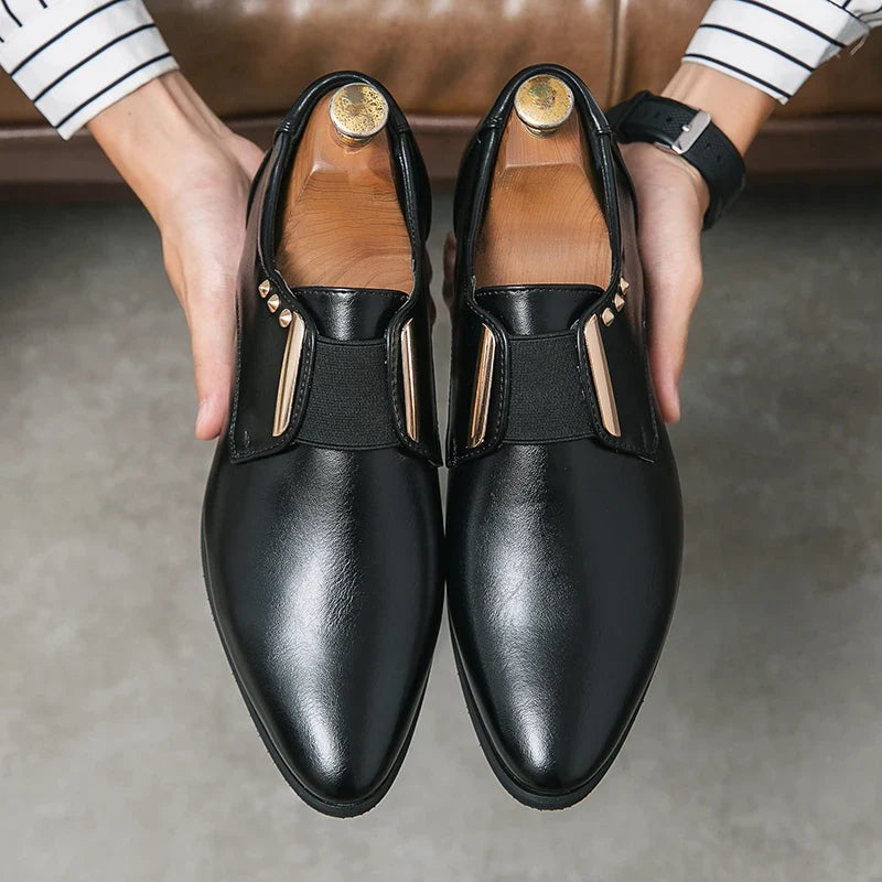 Zapatos de cuero genuino Pedro