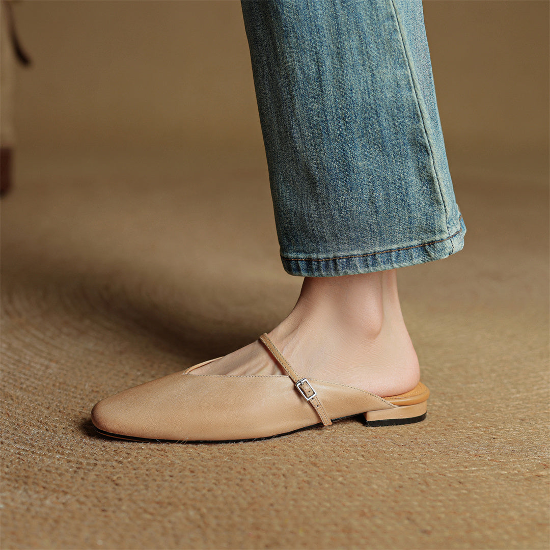 Mules Miral in vera pelle