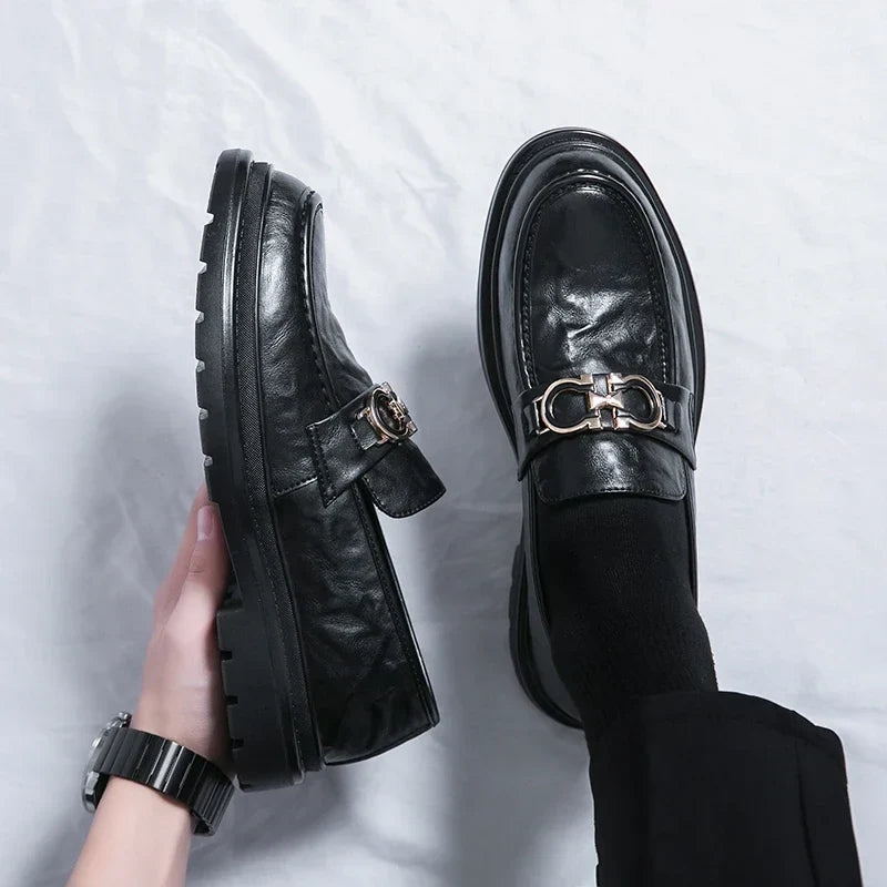 Mocassins Wilbur em pele