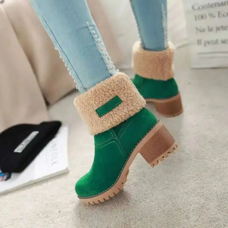 VENZO FLEECE ANKLE BOOTS