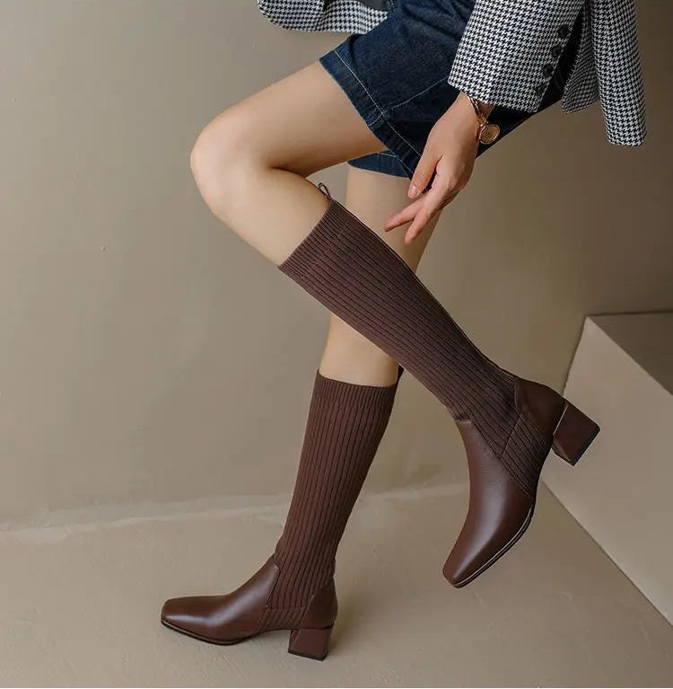 MONTREUIL KNIT BOOTS