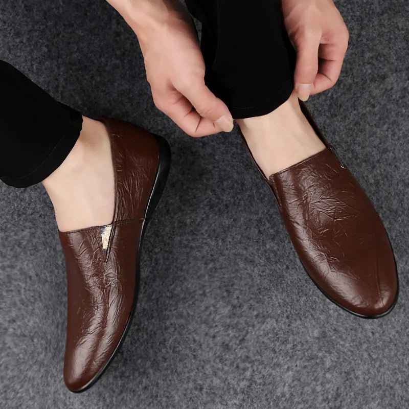 Camper Loafers van Écht Leer
