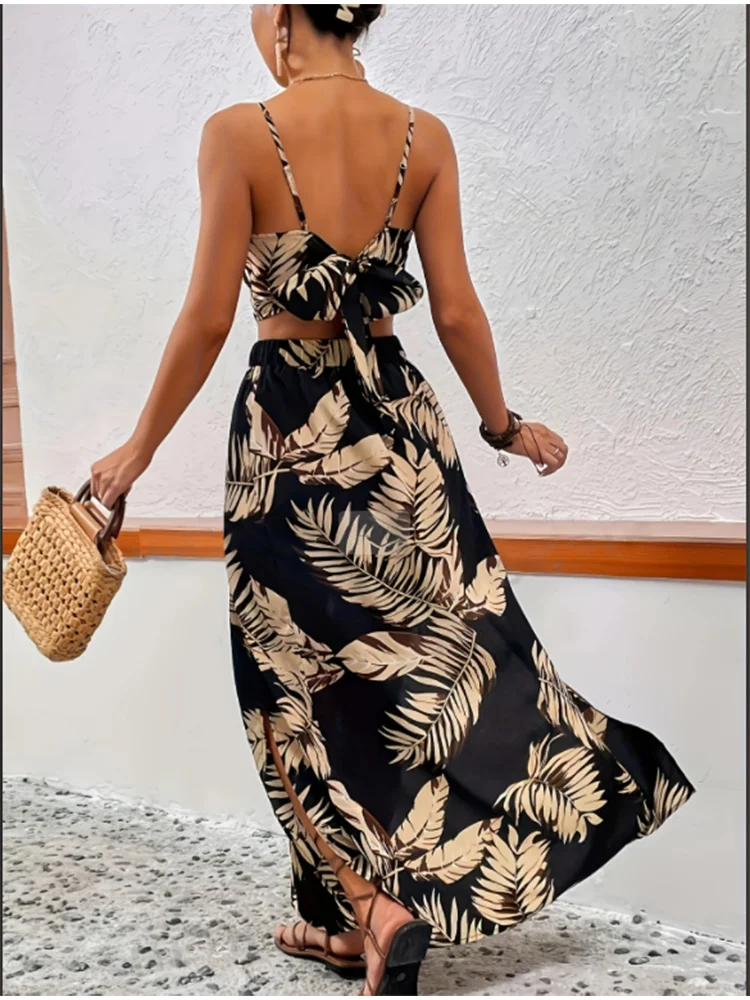 PALOMA PALM DRESS