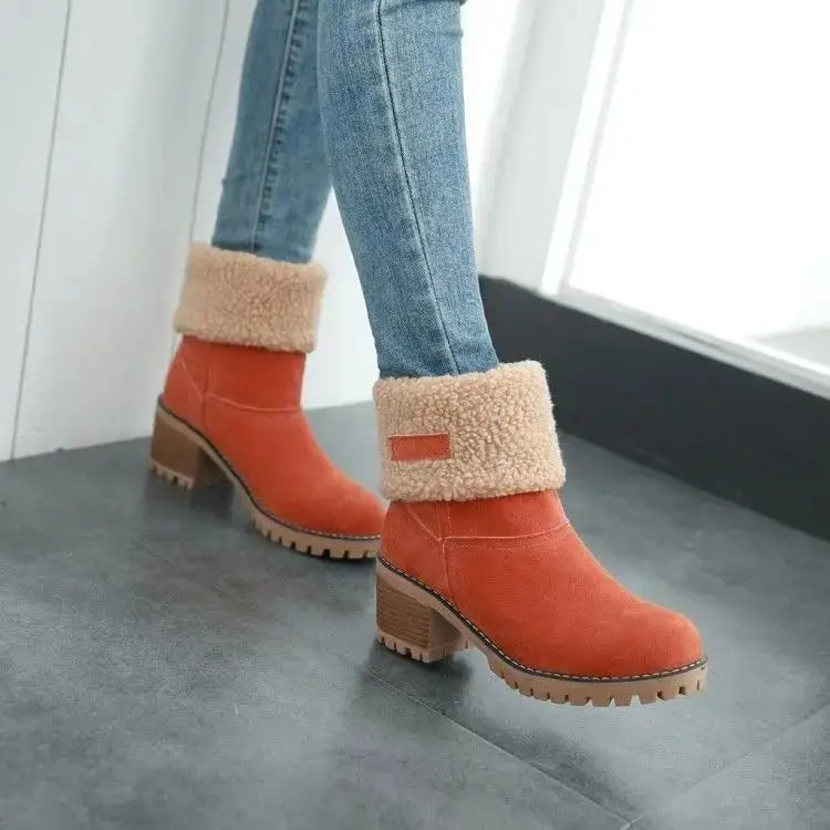 VENZO FLEECE ANKLE BOOTS