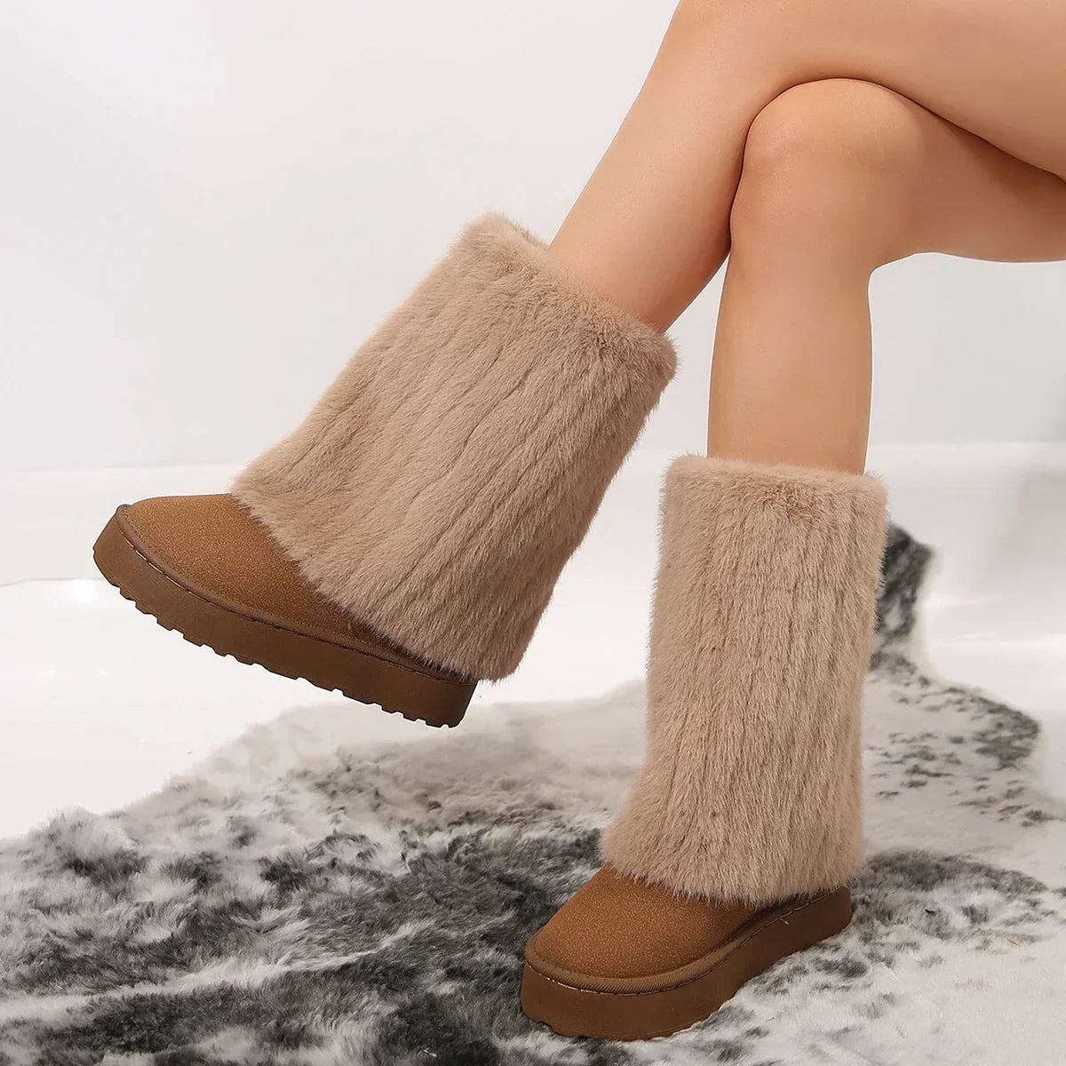Bottes en fourrure Raila