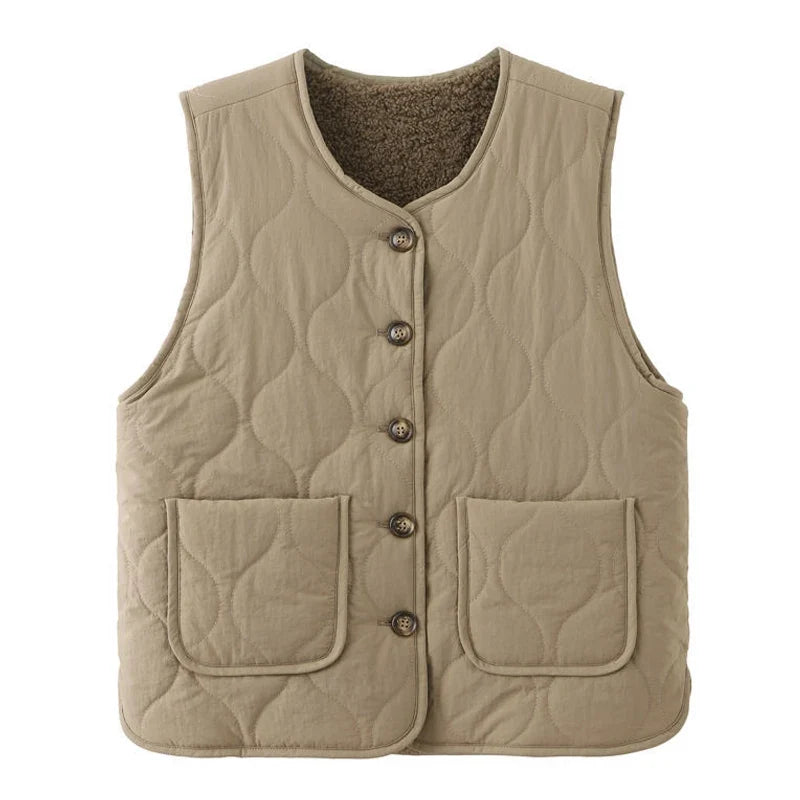 Gilet Reversibile con Ciondoli