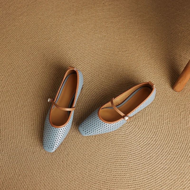 RAIKA GENUINE LEATHER MARY JANES
