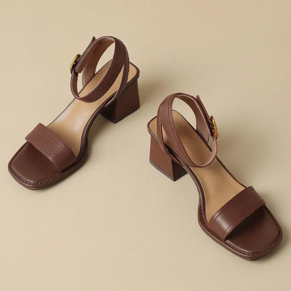 AGNIT VINTAGE LEATHER SANDALS