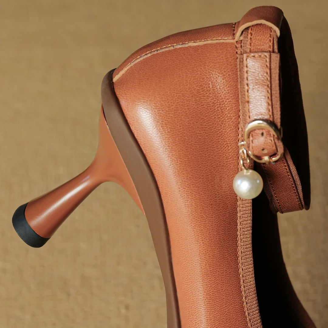 BELLARA GENUINE LEATHER HEELS
