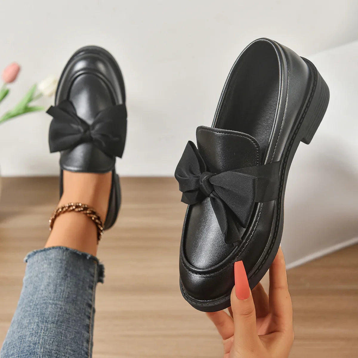 Kelis Leder-Loafer