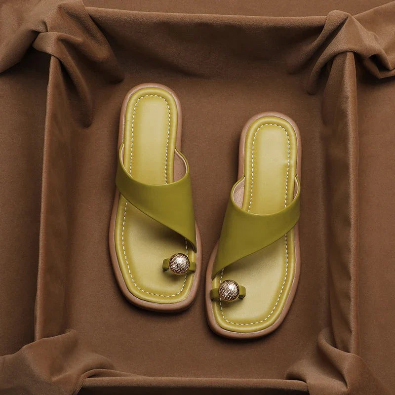 Daisy-sandaler i läder